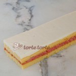 Erdbeer-Buttermilch Schnitte im Gastronorm Format