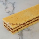 Schoko-Biskuit-Schnitte im Gastronorm Format